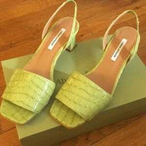 About Arianne Green Slingback Sandals